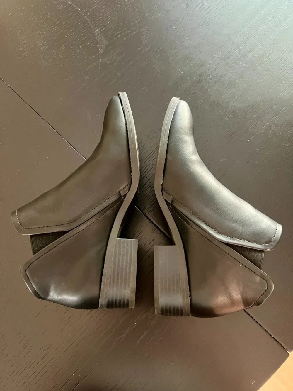 Dolcetta by Dolce Vita Black Slip-On Ankle Booties - Size 7